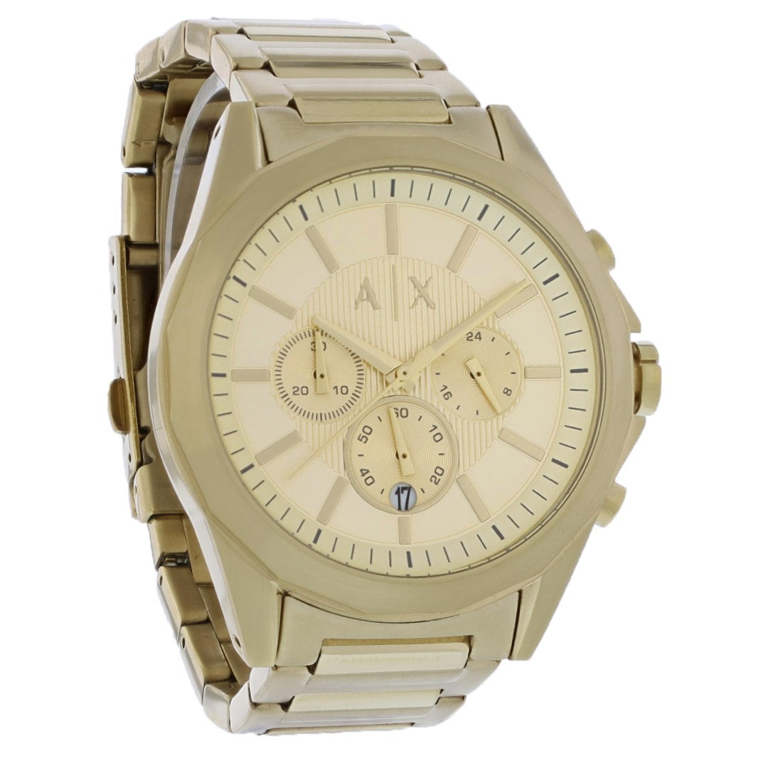 Armani Exchange Drexler Chronograph Champagne Dial Quartz Watch AX2602