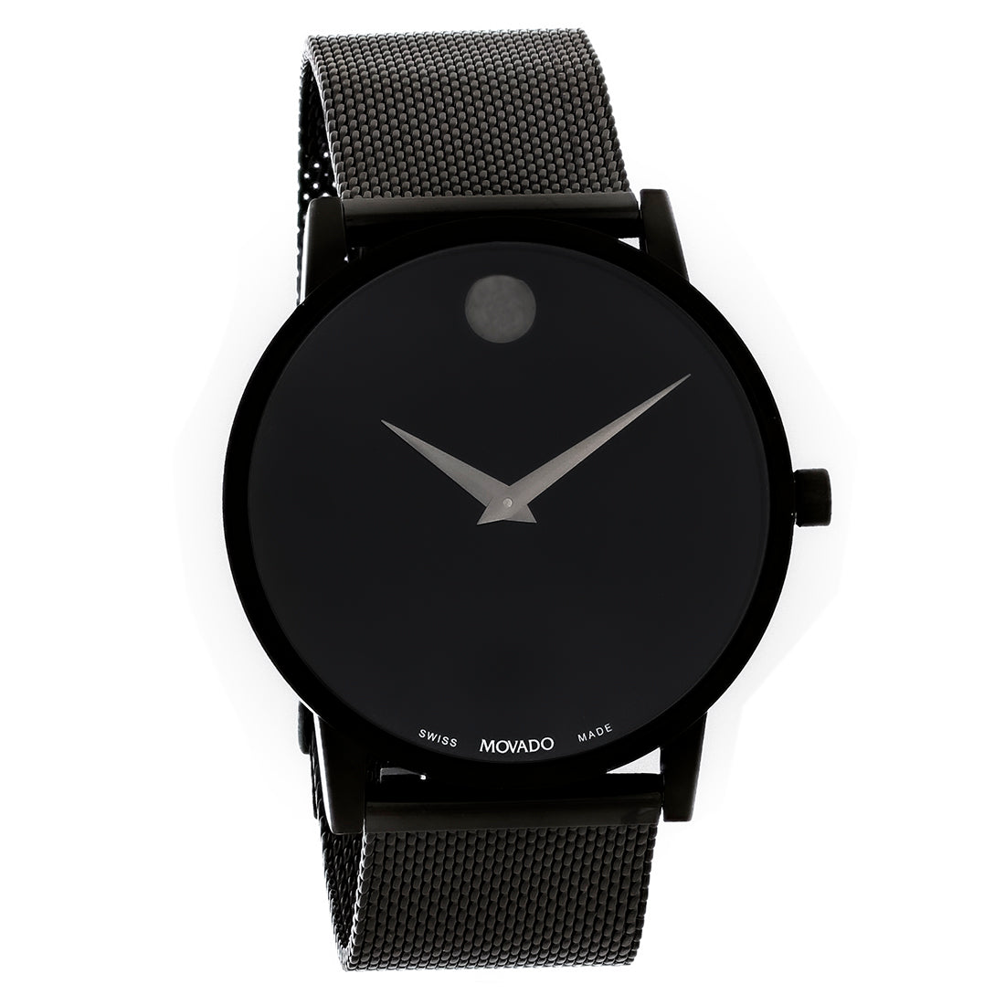 Movado Museum Classic Series Mens Black Dial Swiss Quartz Watch 0607395