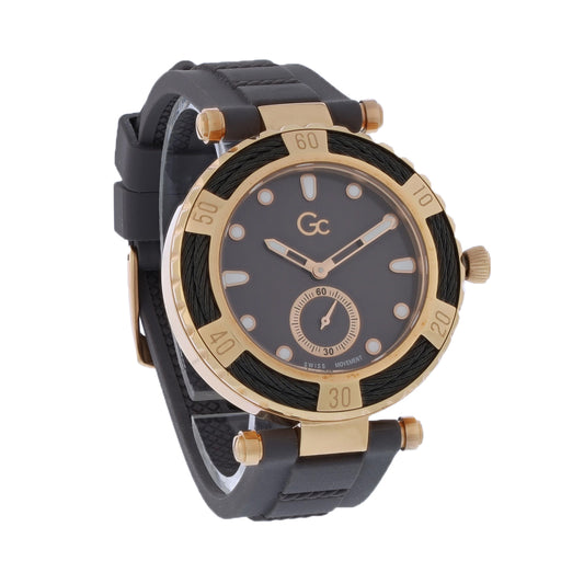 Guess LadyDiver Cable Rose Gold PVD Stainless Quartz Watch Y55003L5MF