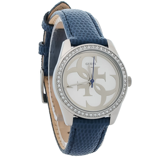 Guess Micro G Twist Ladies Crystal Stainless Steel Quartz Watch W1212L3